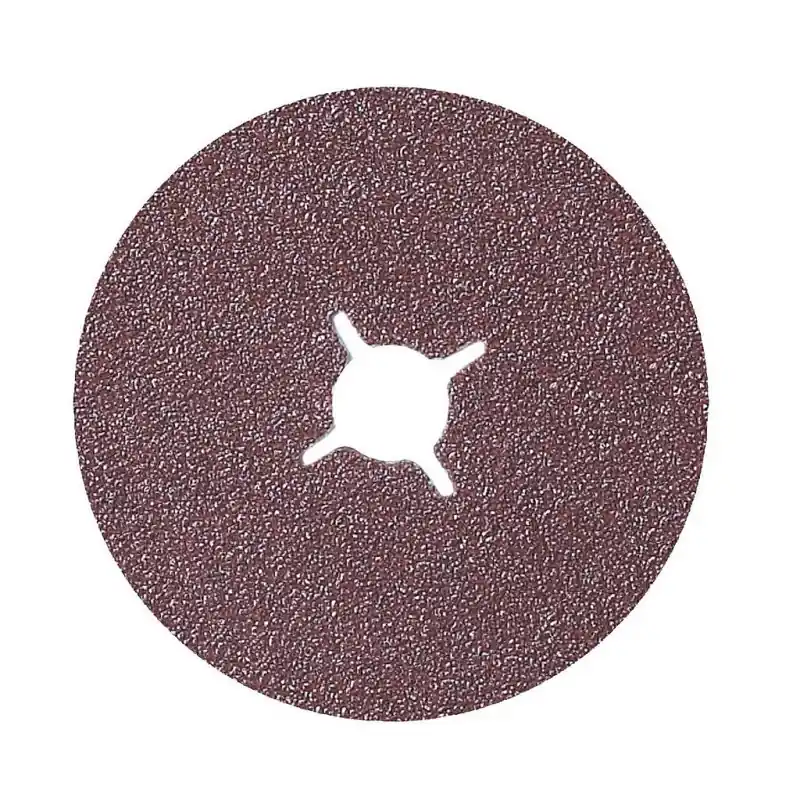 Blister de 5 disques fibre Diam 125 mm Gr. 120 corindon brun 10920007