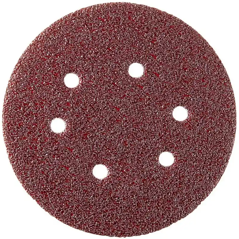 Blister De 5 Disques Velcrops Perfo.6 Trous D150 Gr.240