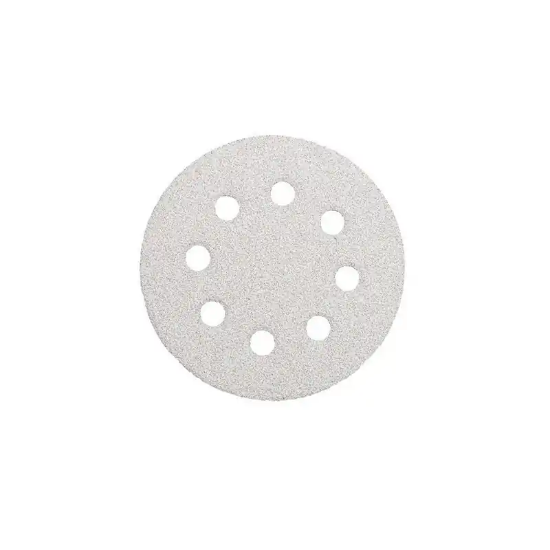 Blister De 5 Disques Velcrops D.125 Gr40 8 Trous Anti-Enc.Bl