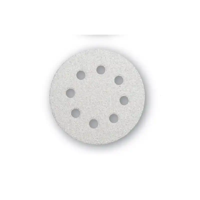 Blister De 5 Disques Velcrops D125 Gr.80 8 Trous Anti-Enc.Bl