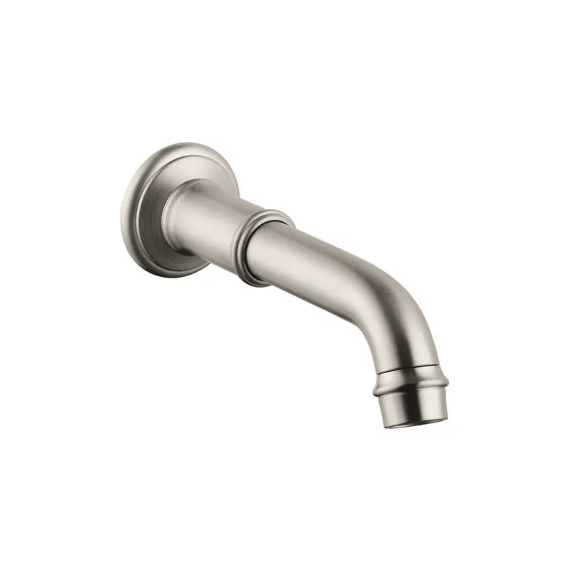 Bec déverseur M ¾" longueur 166-220 mm nickel brossé