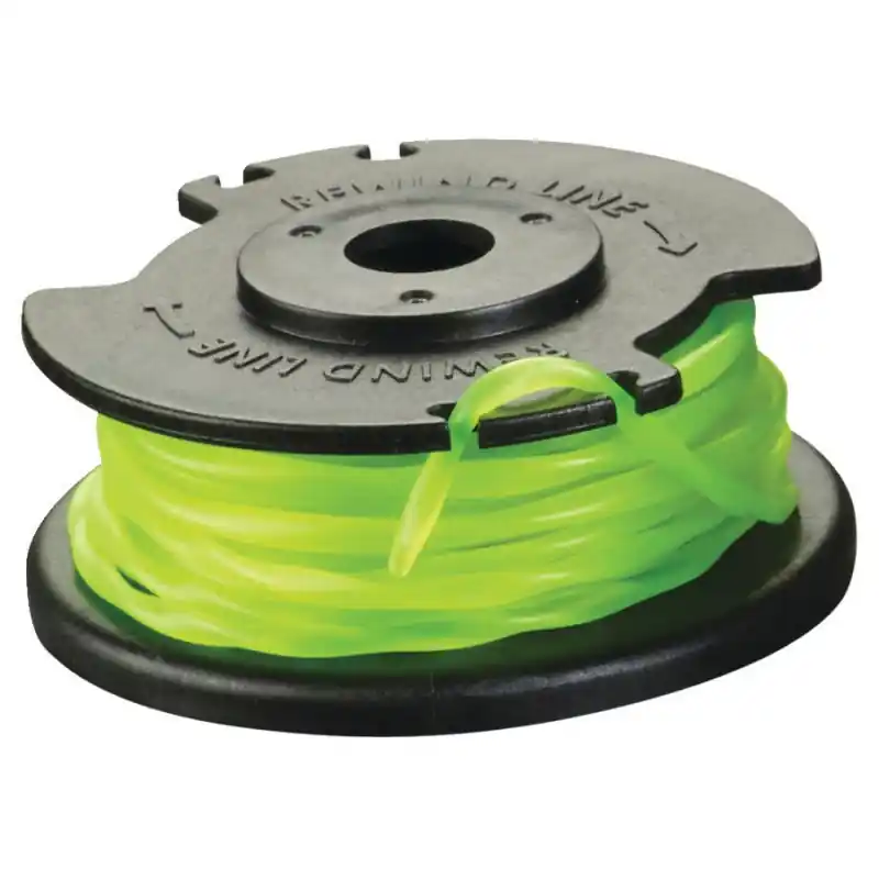 Bobine simple fil torsadé Diam 2mm couvercle coupe-bordures sur batter
