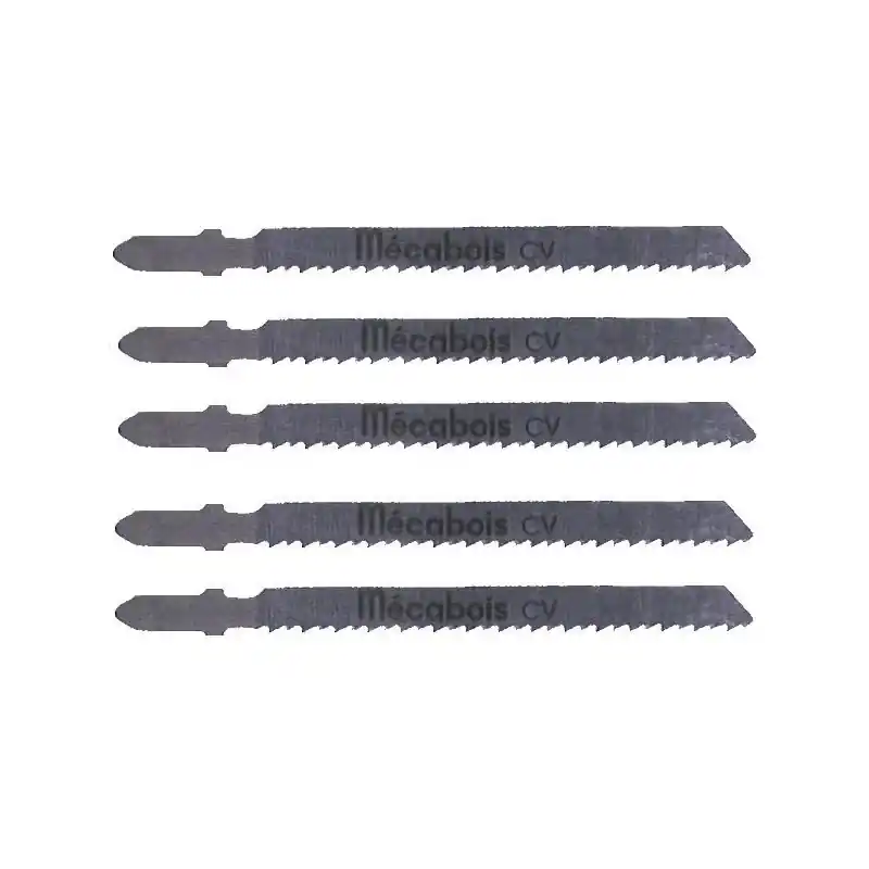 Blister 5 Lames Scie Sauteuse Pro Cv 100x75x2.5 T