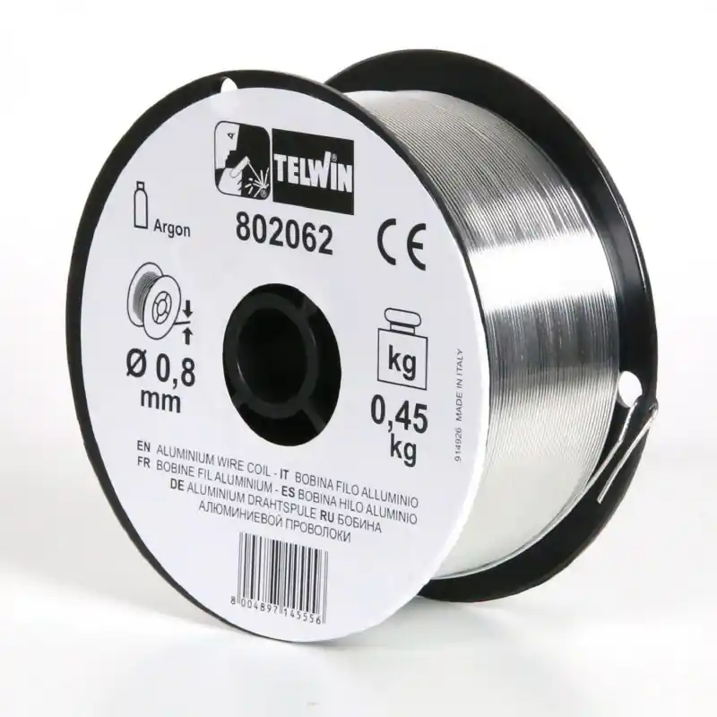 Bobine fil aluminium Diam 0.8 mm 0,45 kg