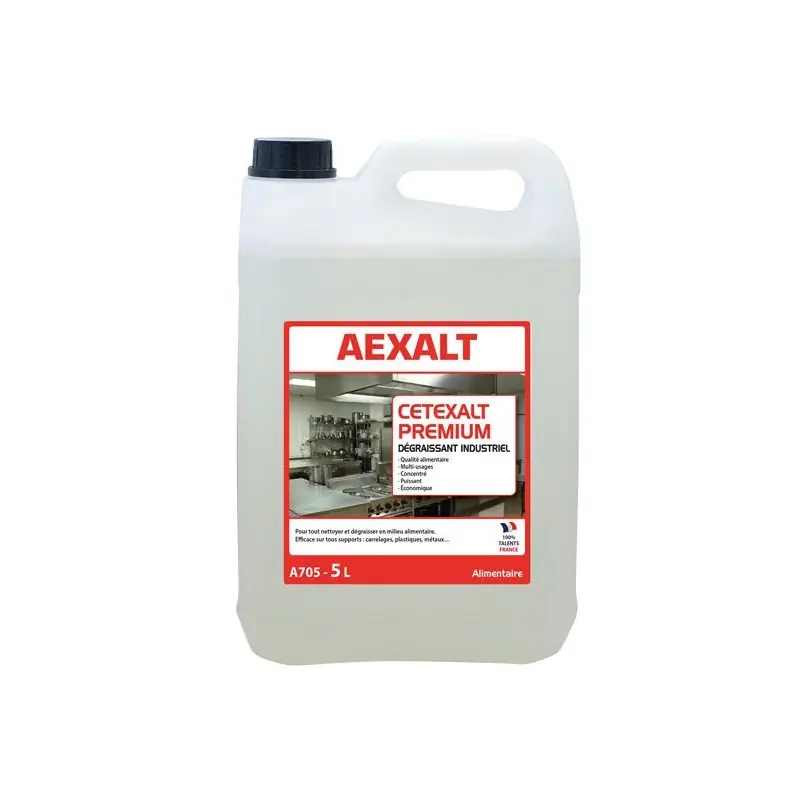 Bidon 5L nettoyant dégraissant industriel CETEXALT PREMIUM