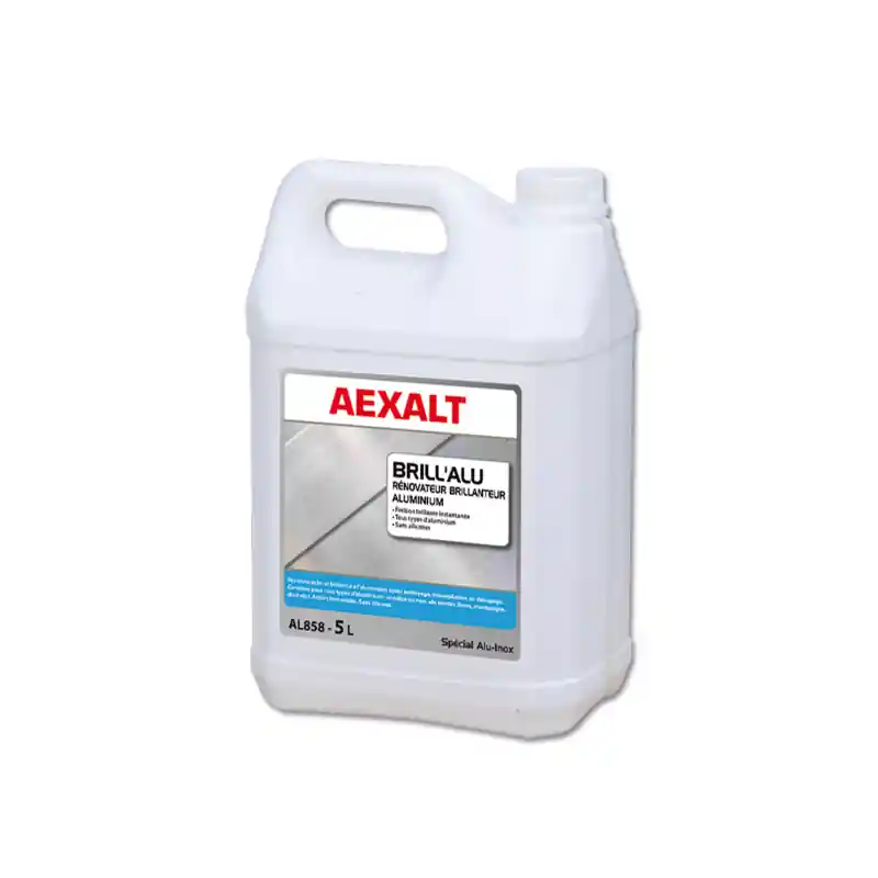 Bidon de 5 L BRILL‘ALU rénovateur brillanteur aluminium Aexalt