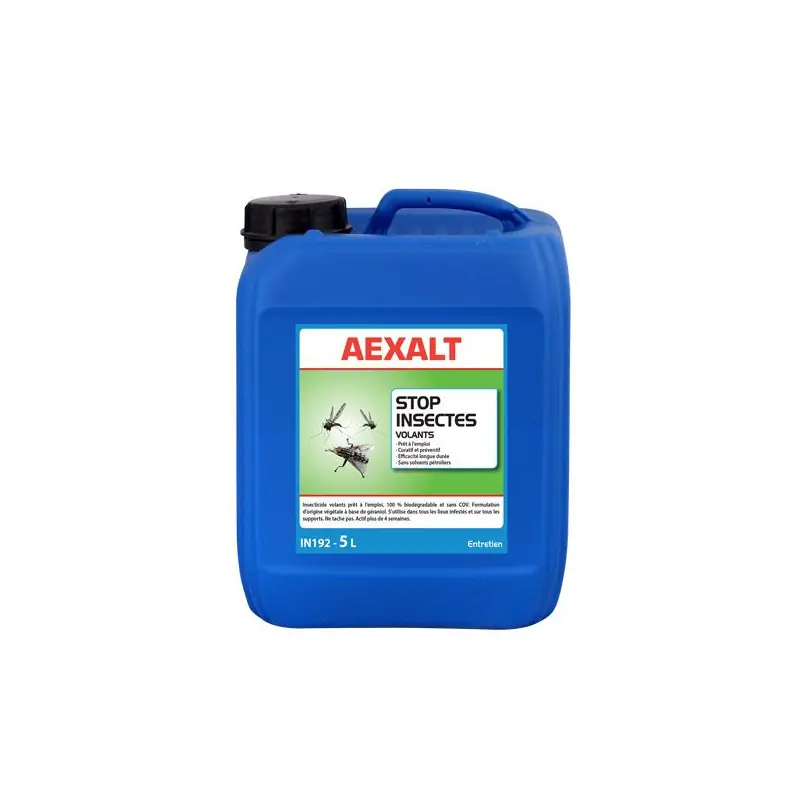 Bidon de 5 L Insecticide volants écologique STOP INSECTES VOLANTS