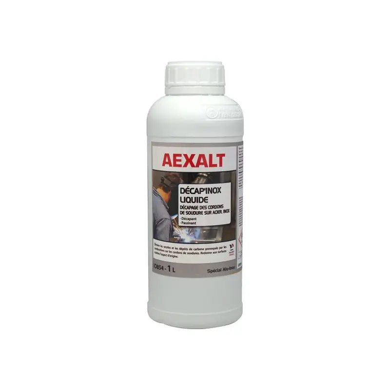 Bidon de 1L DECAP‘INOX Liquide Décapant cordons de soudure inox Aexalt