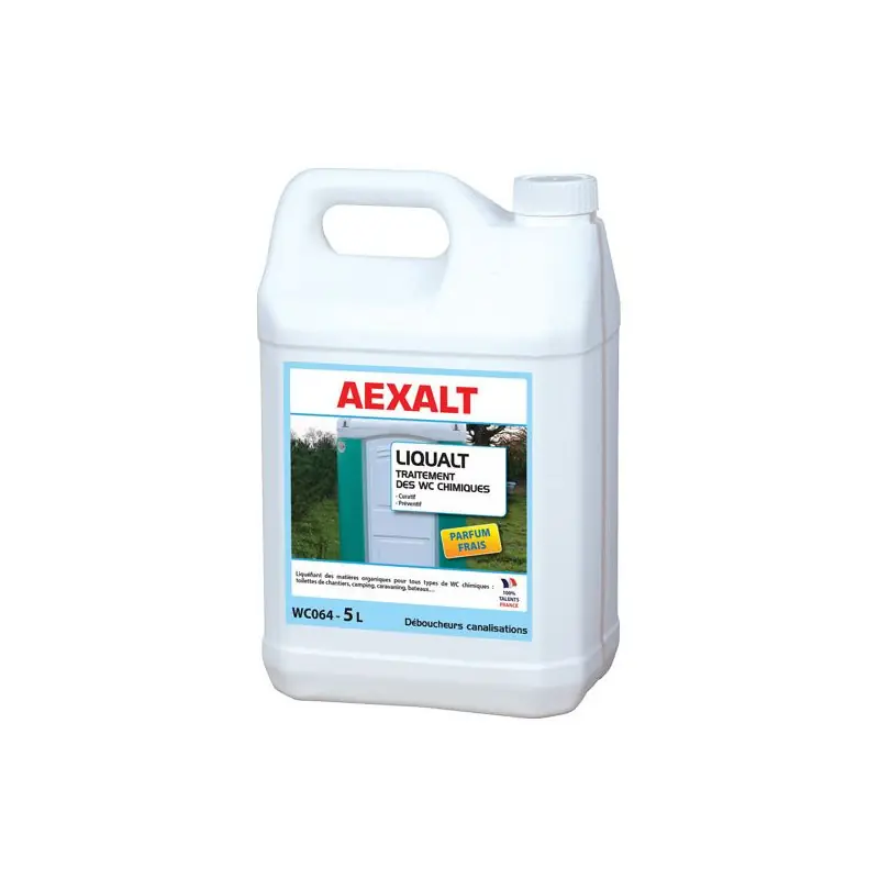 Biotraitement pour wc embarqués parfum fraise 5 L LIQUALT WC CHIMIQUES