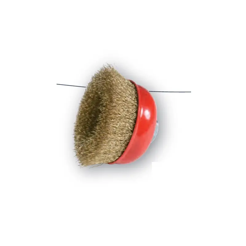 Brosse Coupe Alesage M14 D.100fil Ondule Acier Laitonne