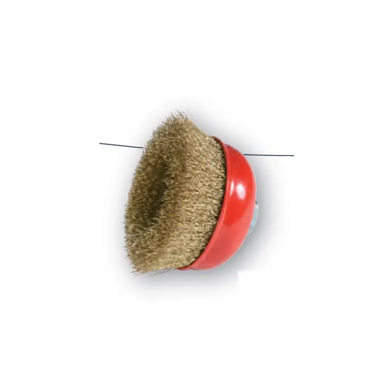 Brosse Coupe Alesage M14 D.125fil Ondule Acier Laitonne