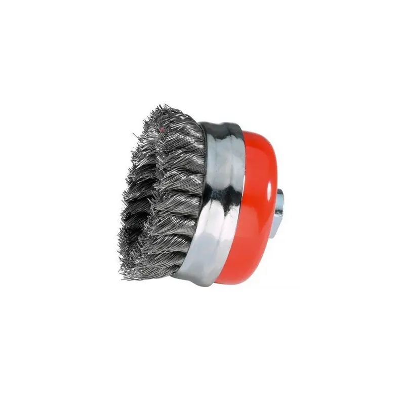 Brosse Coupe Alesage M14 D.80 Meche Torsadee Acier Tr.