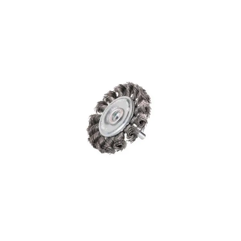 Brosse Circulaire Sur Tige 6mm D.100 Meches Torsadees Acier