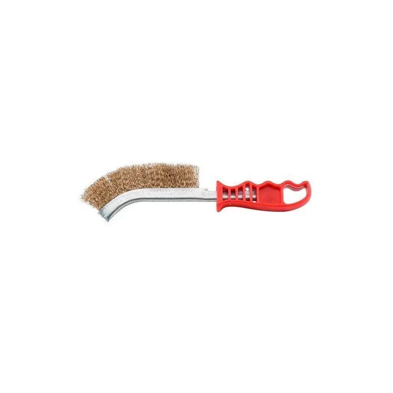 Brosse Metallique A Main 265x25 Lait.1 Rg Manche Plast.