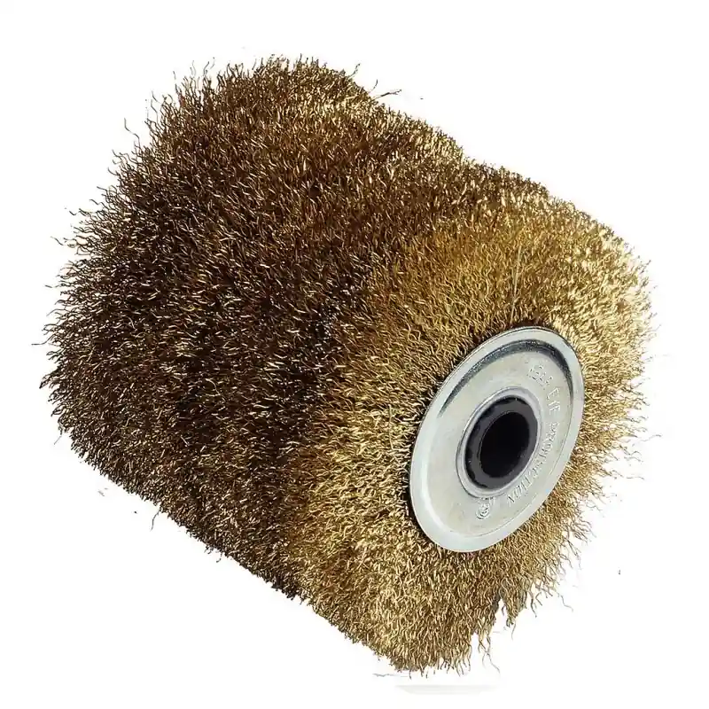 Brosse fil laitonnée 0,3 mm D. 120 mm