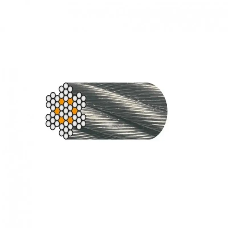 Câble horlogerie 1031DGA180 D4mm galvanisé ame textile Levac