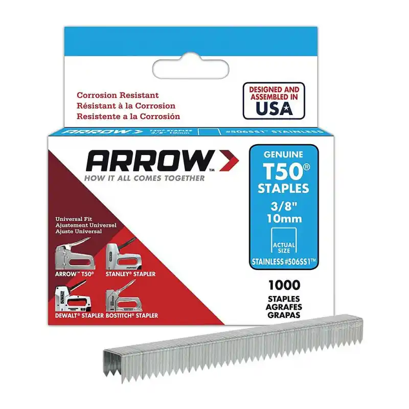 Boîte de 1250 Agrafes T50 6 mm