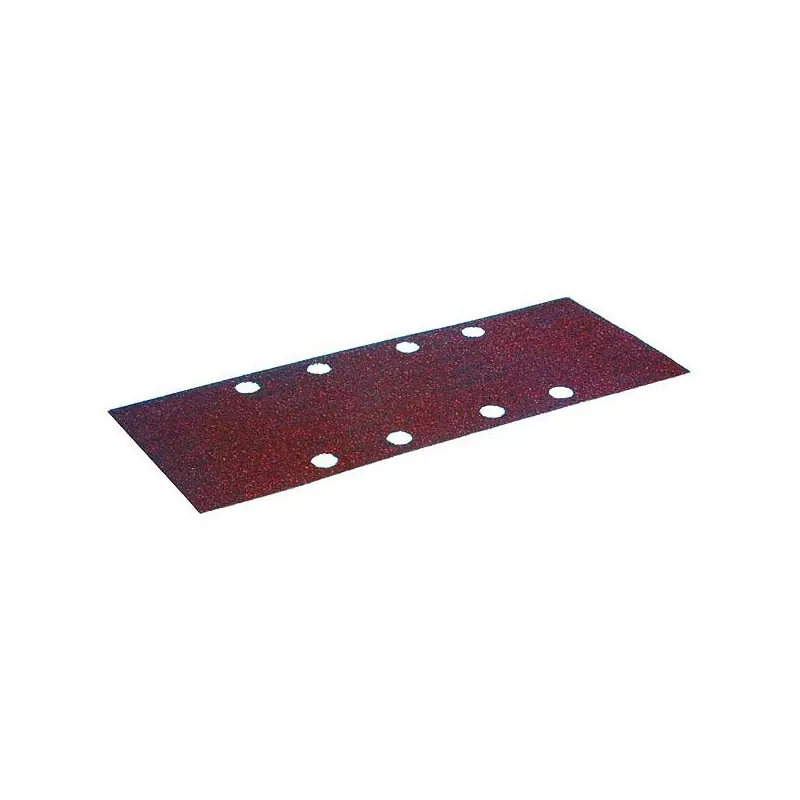 Feuilles rectangulaires abrasives 93x230 mm 4 4 trous Grain 100