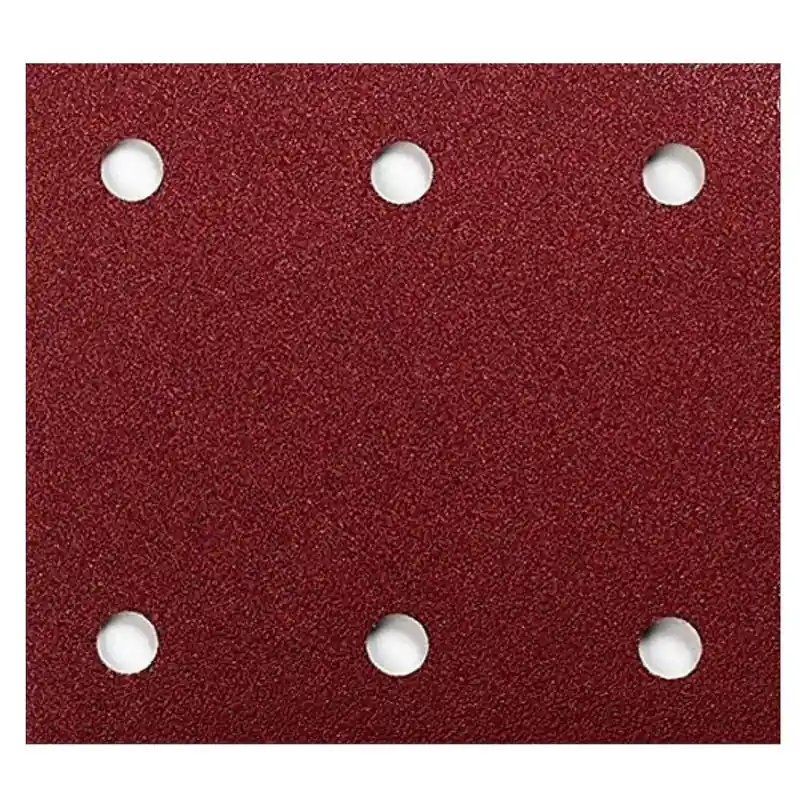 feuilles abrasives 114 x 102 mm et 6 trous d‘aspiration Grain 60