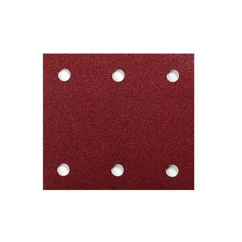 feuilles abrasives 114 x 102 mm et 6 trous d‘aspiration Grain 150