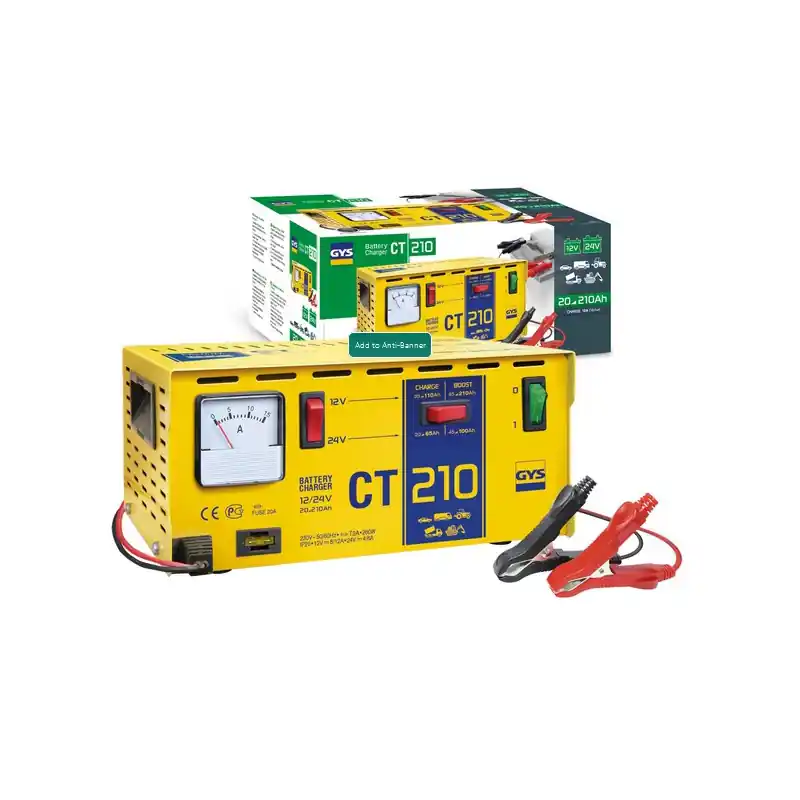 Chargeur de batterie traditionnel 12-24V 260W CT 210