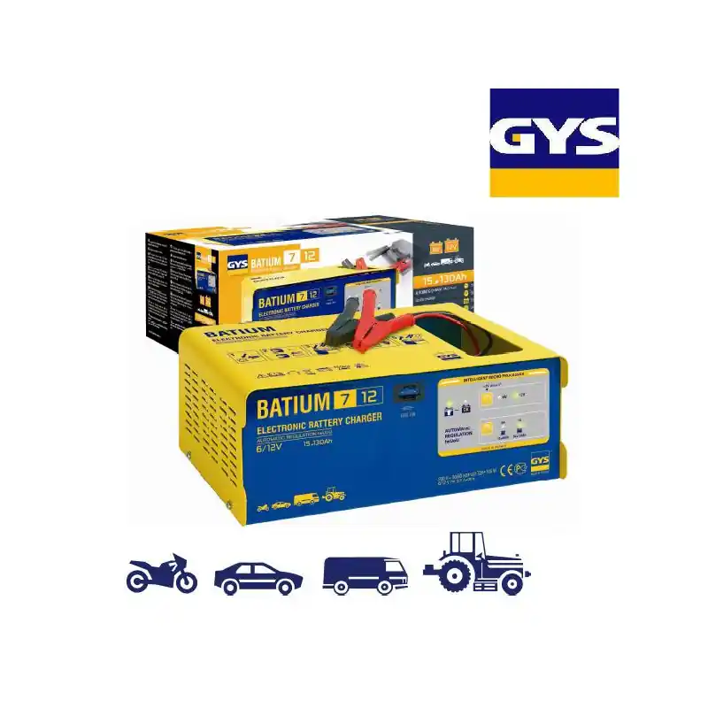 Chargeur batterie automatique 6V-12 -Batium 7.12