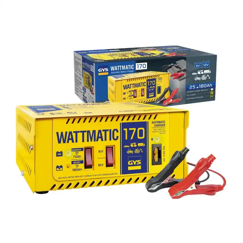 Chargeur de batterie automatique 6-12V 280W WATTMATIC 170