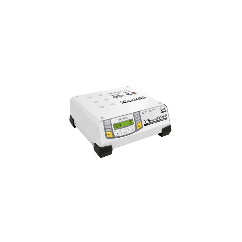 Chargeur inverter batterie HF 12V 30 A 10 400 Ah câble 25 m GYSFLASH 3