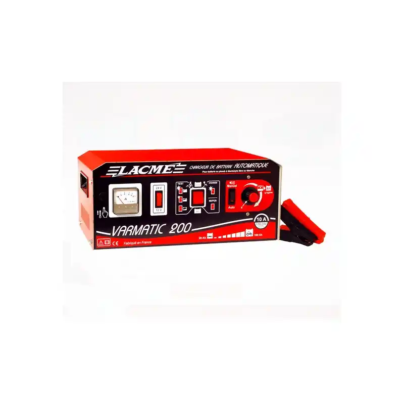 Chargeur batterie automatique avec variateur 10A 12V/24V VARMATIC 200-