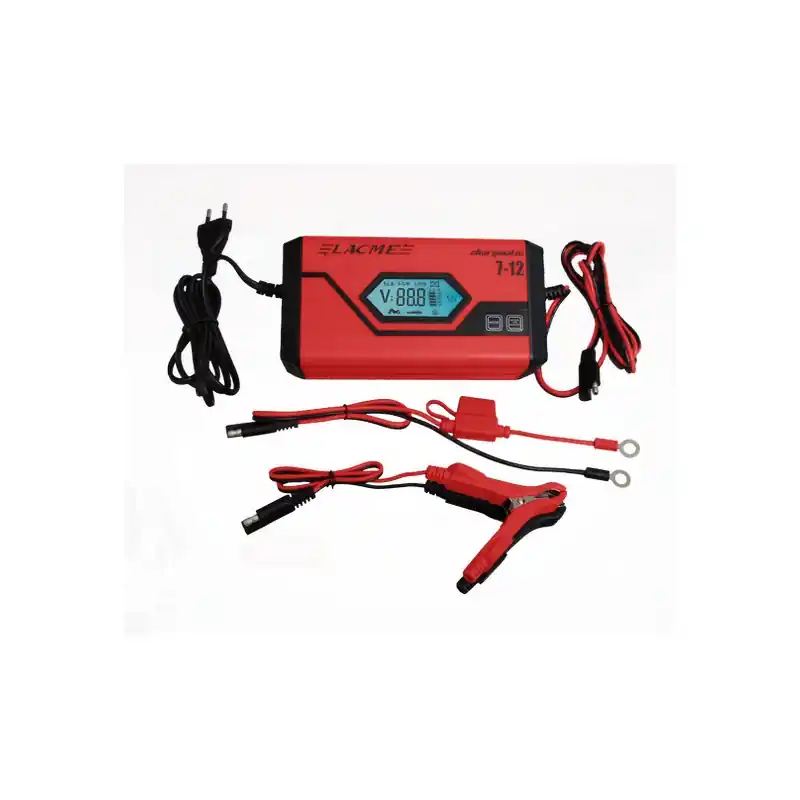 Chargeur automatique 7A 12V avec kit connexion CHARGMATIC 7-12