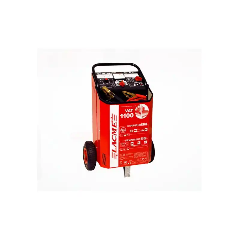 Chargeur démarreur sur roues pour 12/24V 1100A VAT 1100