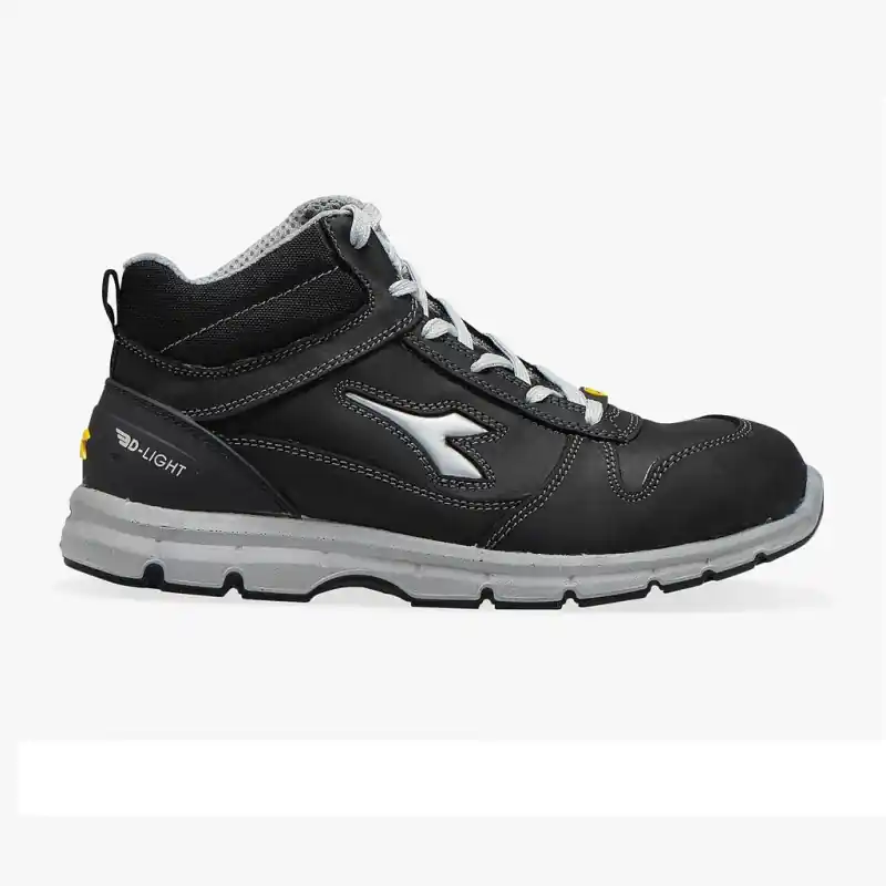 Chaussures de sécurité Run Mid S3 Src Esd Black taille 43 Diadora