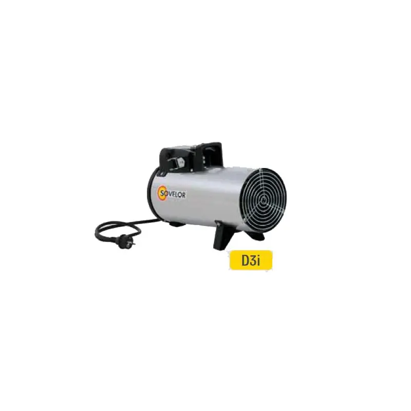 Chauffage air pulsé portable inox 230V~1 50Hz 3kW D3I Sovelor
