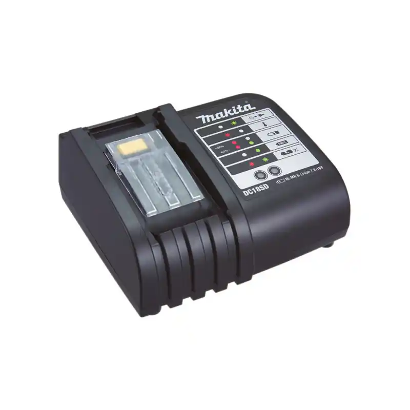 Chargeur multivoltage Makstar Li-Ion / Ni-Mh 9,6 à 18 V DC18SD