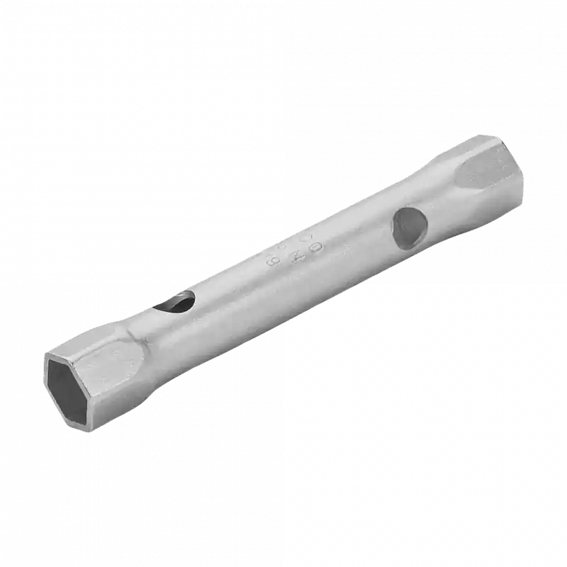 Clé à pipe droite double tubulaire finition chromée 30x32 mm 1936M-30-