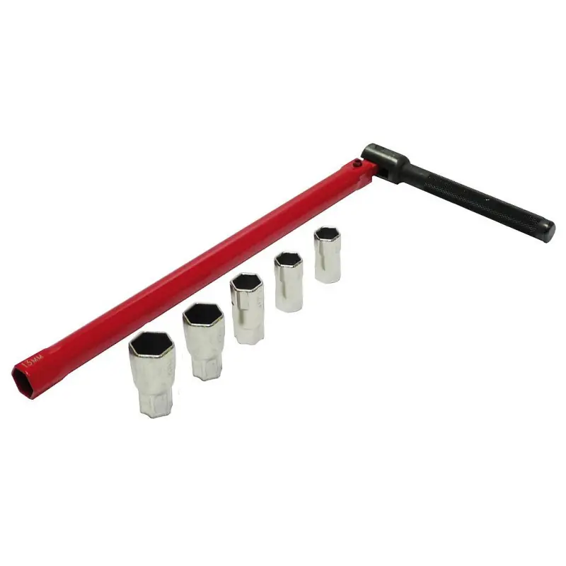 Clé à robinet Diam 13 mm avec 4 embouts