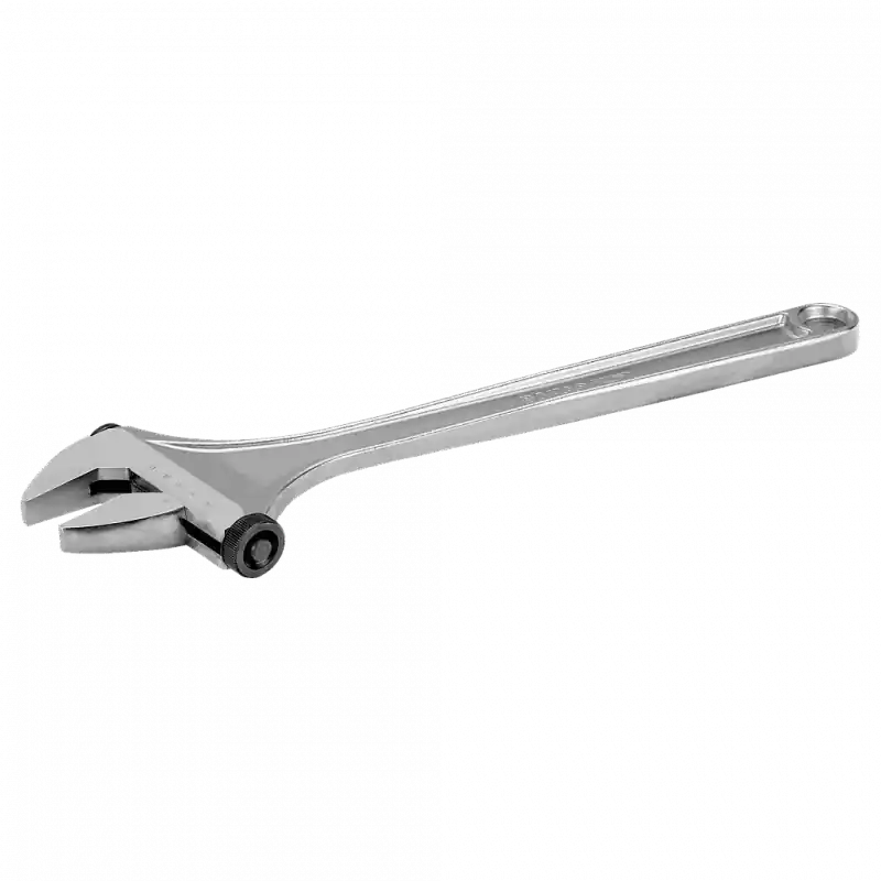 Clé à molette à écrou latéral avec finition chromée 750 mm 97C