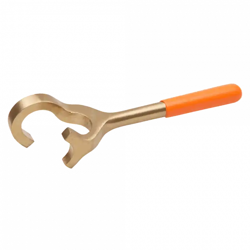 Clé à ergot pour valve antidéflagrante aluminium bronze 800 mm NS203-8