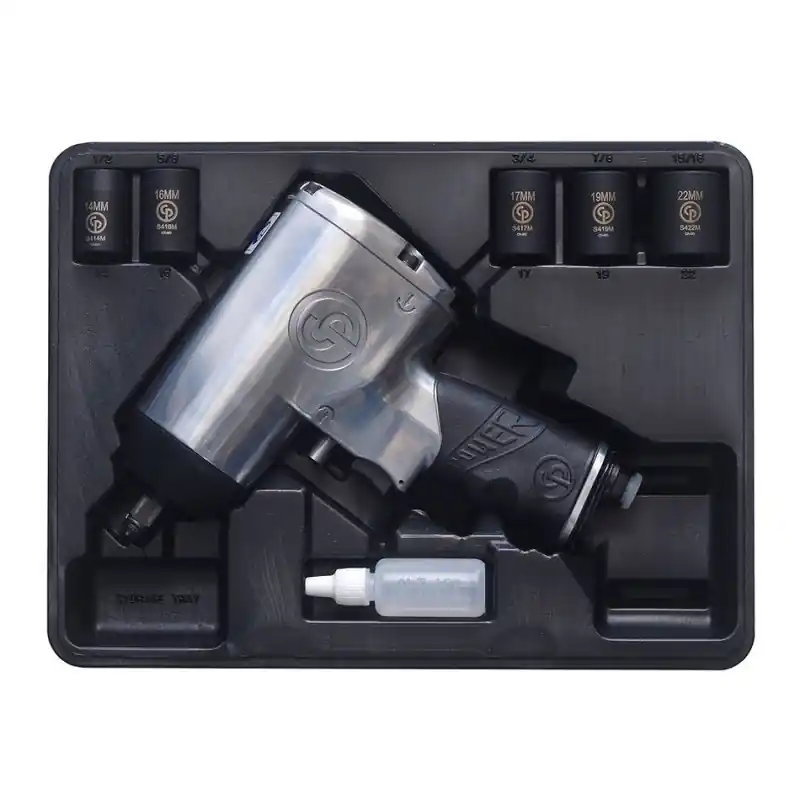 Clé à choc carré 1/2" 827 Nm avec accessoires en coffret CP749 Kit