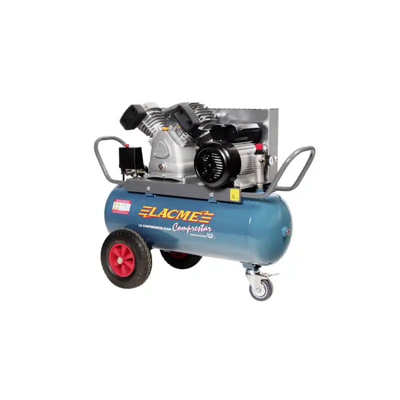 Compresseur à courroie 4CV Monophasé 20m3/h cuve 50L 20V50M