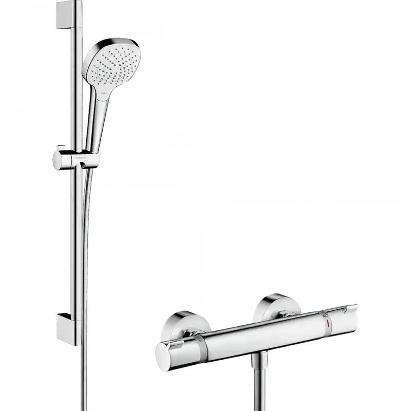 Combi douche Croma Select E Vario/Ecostat Comfort avec barre 65 cm bla