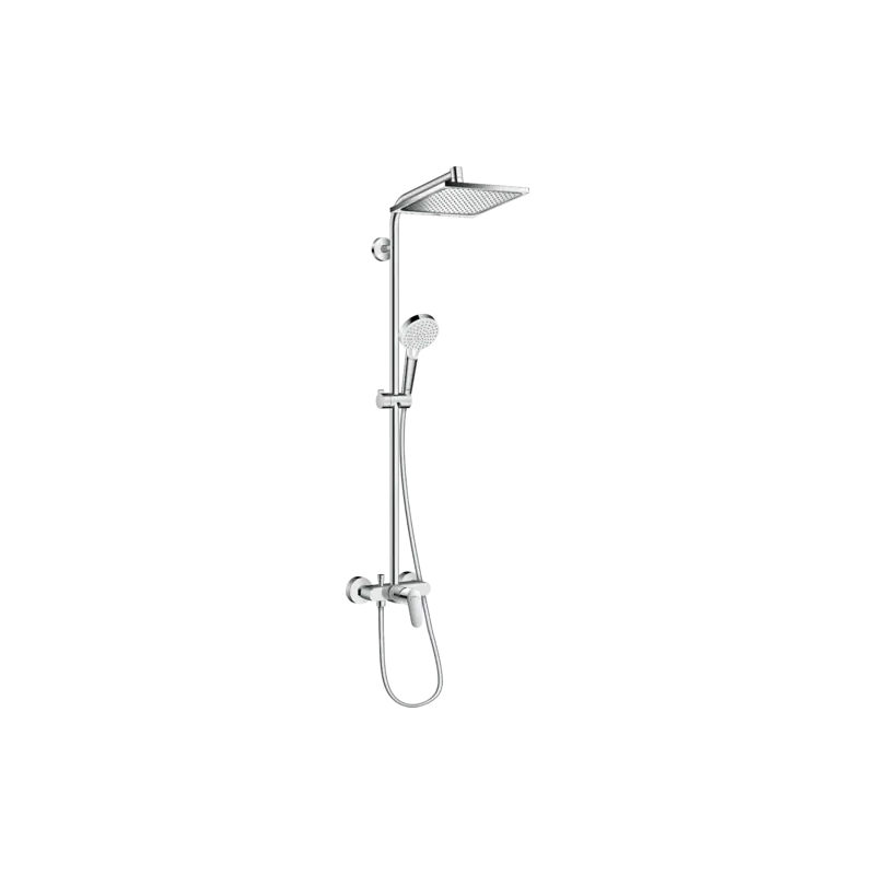 Colonne douche Showerpipe Crometta E 240 1 jet avec mitigeur mécanique
