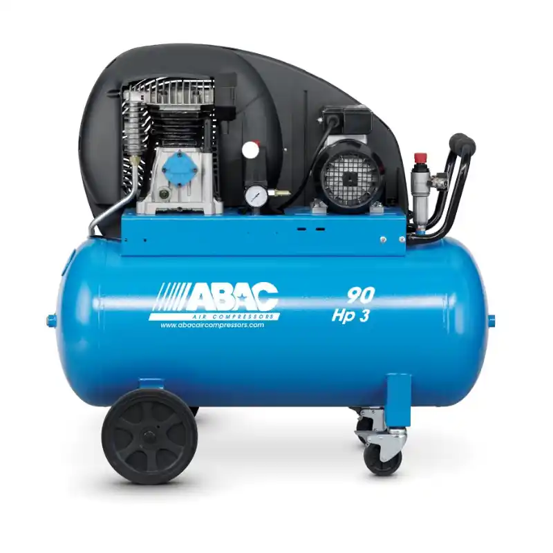 Compresseur à piston 3CV 400V Triphasé 10 bar 90L Direct PRO A39B 90 C