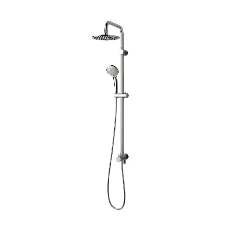 Colonne douche avec douche tête 200 mm douchette manuelle 100 mm IDEAL