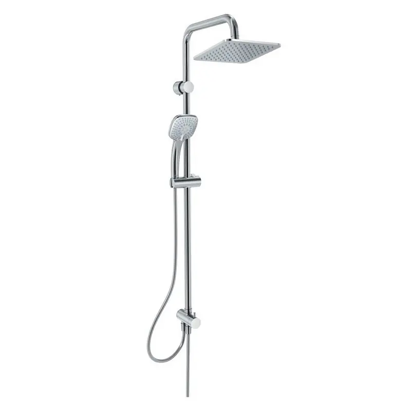 Colonne douche pomme tête orientable douchette chromé spéciale rénovat