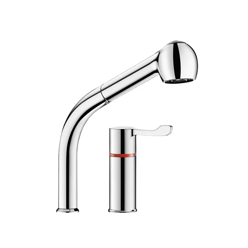 Combiné thermostatique d‘évier SECURITHERM F3/8" 7 l/min Laiton chromé