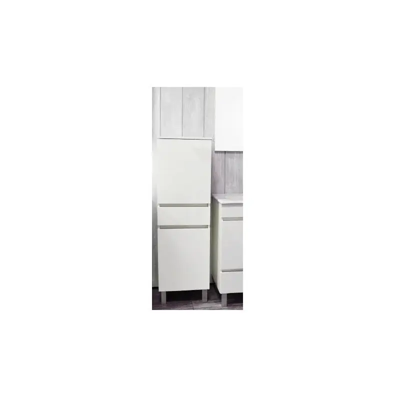 Colonne salle de bain blanche à poser Haut. 130cm livré monté SOFIA