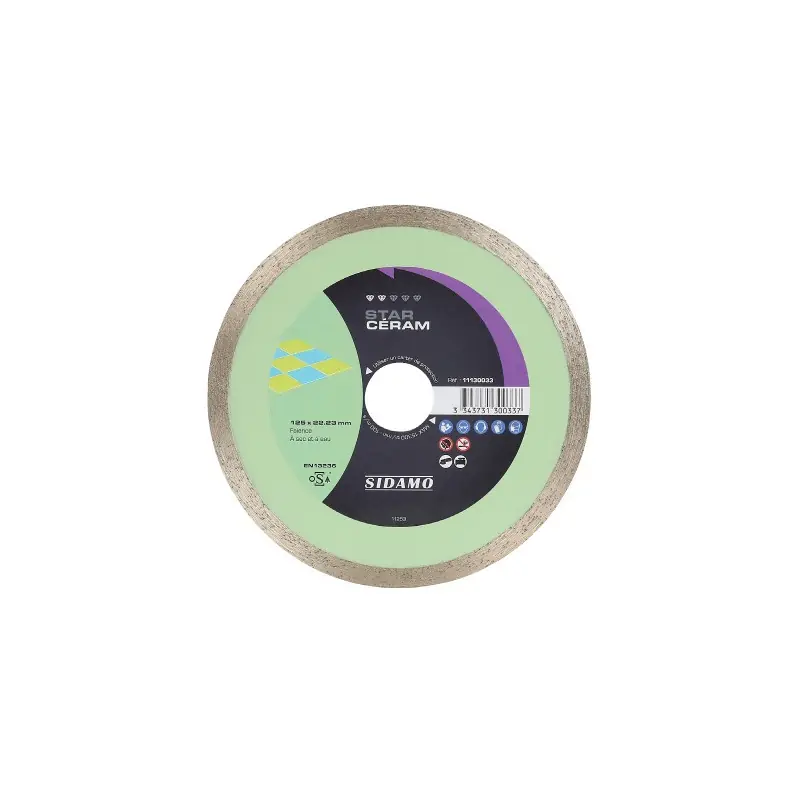 Disque Diamant Star Ceram D. 125 X 22,23 X H 7