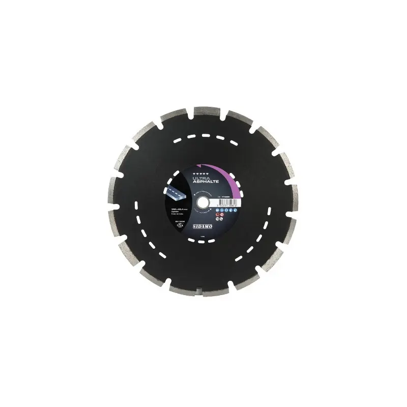 Disque Diamant Ultra Asphalte D. 450 X 25,4 X H 10