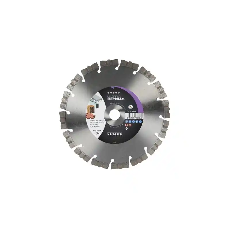 Disque Diamant Ultra Beton-S D. 230 X 22,23 X H 12